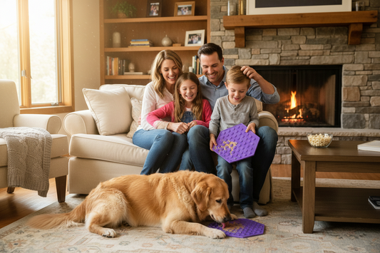 Tapis de Léchage Zen pour Chien — Anti-Stress & Anti-Étouffement